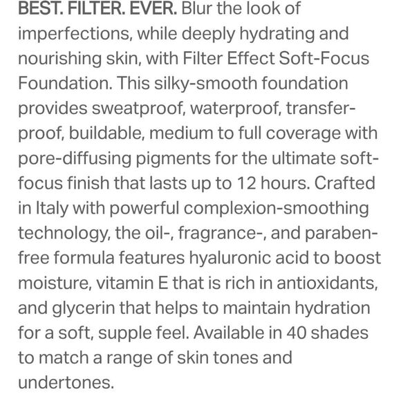 Morphe Filter Effect Soft-Focus Foundation - Picture 7 of 7